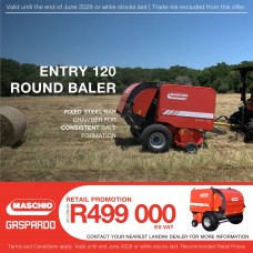 Maschio Entry 120 Round Baler Promo Maschio Entry 120 Round Baler Promo