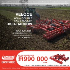 Maschio Veloce 600 + Double Cage Roller Promo Maschio Veloce 600 + Double Cage Roller Promo
